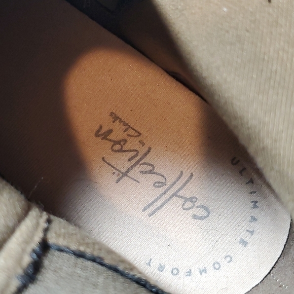 Clarks Booties Distressed Strap Ultimate Comfort Ankle Boots Size 7 - Picture 6 of 13